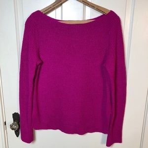 Gap Boatneck Waffle Knit Wool Blend Sweater Sz S